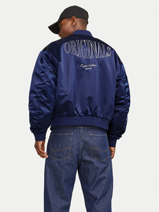 Jack & Jones Jack & Jones Geacă bomber Boston 12272869 Albastru Regular Fit
