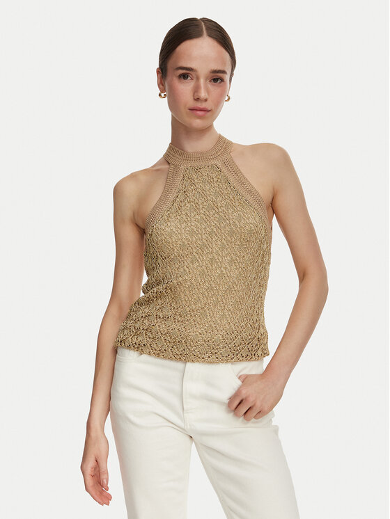 Guess Top W6YR34 Z1032 Auriu Regular Fit