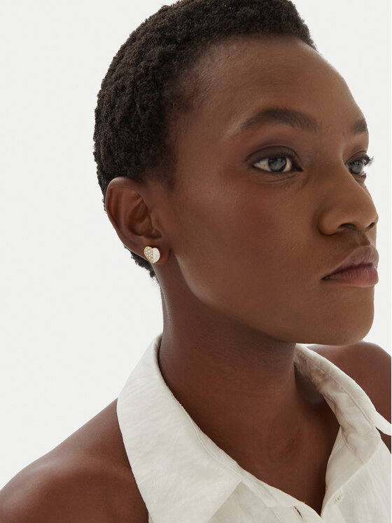 Guess Guess Ausskari Love Guess JUBE03 048JW Dzeltenais apzeltījums