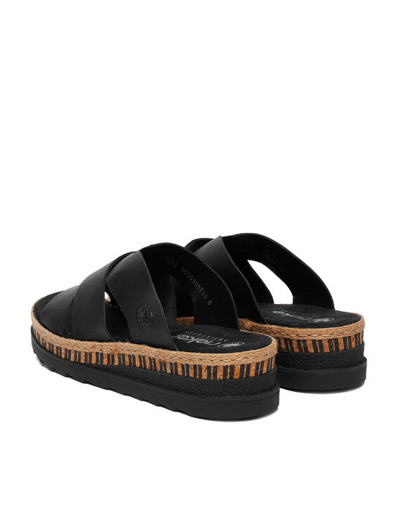 Rieker Rieker Klapki CEO-V7989-00 Czarny