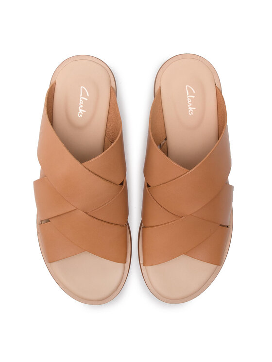 Ciabatte CLARKS - Pure Cross 261477514 Tan - Ciabatte da giorno - Ciabatte  - Ciabatte e sandali - Donna | eschuhe.ch