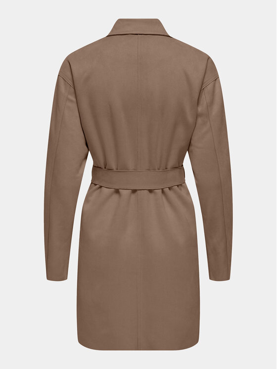 ONLY ONLY Kevad-sügis mantel Joline 15315660 Pruun Regular Fit