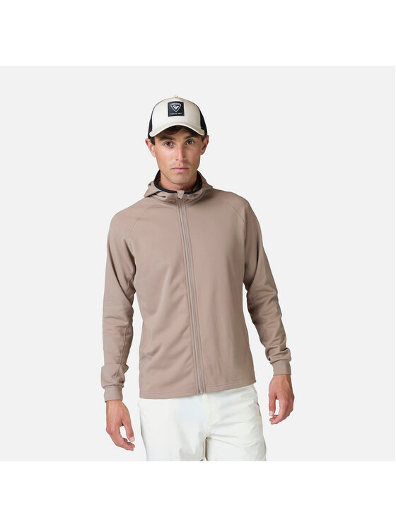 Rossignol Rossignol Bluza Midlayer Thin Fz Beżowy Regular Fit