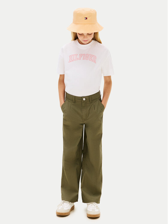 Tommy Hilfiger Tommy Hilfiger T-shirt KG0KG09523 Bijela Regular Fit