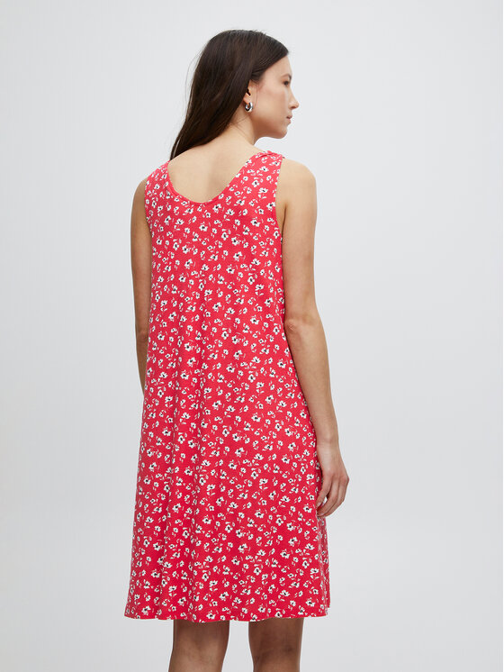 ICHI ICHI Літня сукня 20118422 Червоний Regular Fit