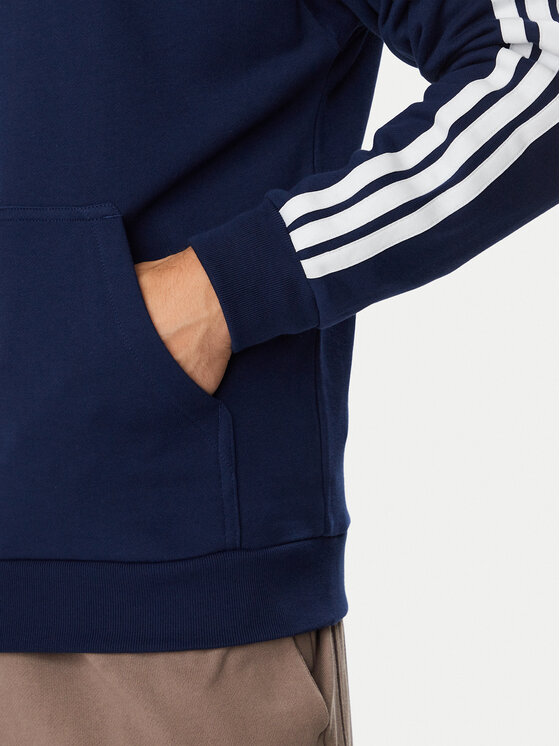 adidas adidas Bluza Essentials 3-Stripes French Terry KY4176 Niebieski Regular Fit