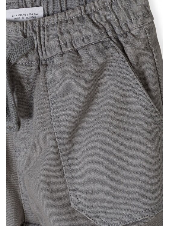 minoti minoti Spodnie materiałowe 33PANT200 Szary Regular Fit