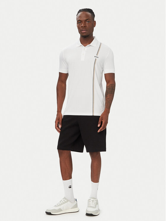 BOSS BOSS Polokošeľa PL_TOC Game 3 50563363 Biela Regular Fit