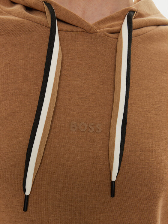BOSS Boss Majica dugih rukava CP Stripe 50524760 Bež Regular Fit