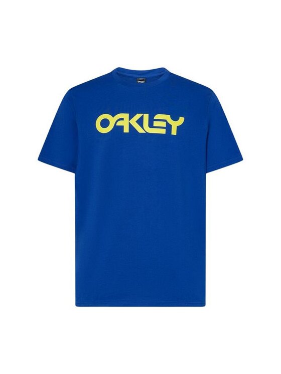 Oakley Oakley T-Shirt FOA404011 Niebieski Regular Fit