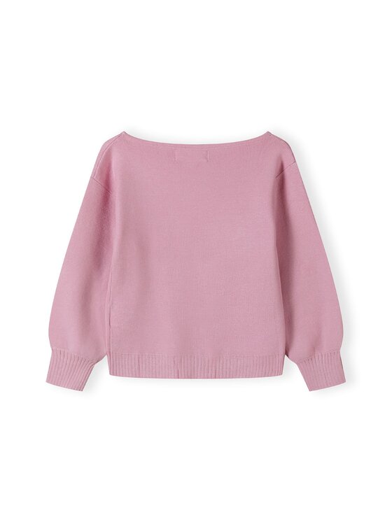 minoti minoti Sweter 26KNIT70 Różowy Regular Fit