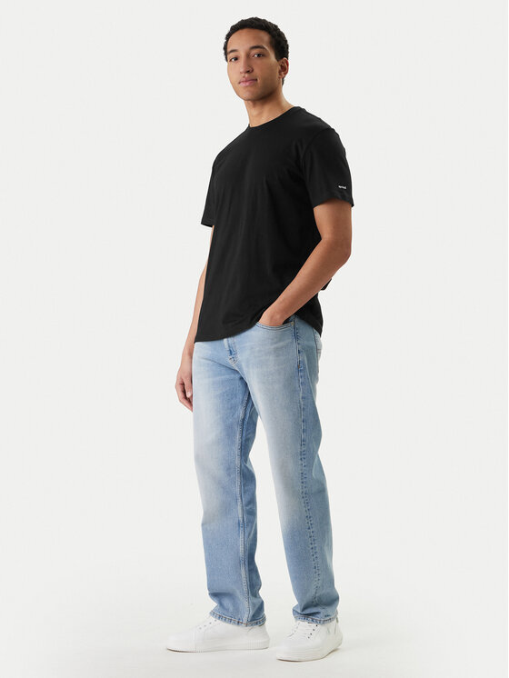 Sprandi Sprandi Marškinėliai W126-SIMTS-1014-48X Juoda Regular Fit