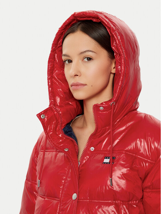 Tommy Jeans Tommy Jeans Daunenjacke DW0DW20210 Rot Regular Fit