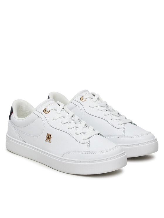 Tommy Hilfiger Tommy Hilfiger Сникърси Essential Chic Court Sneaker FW0FW08579 Бял