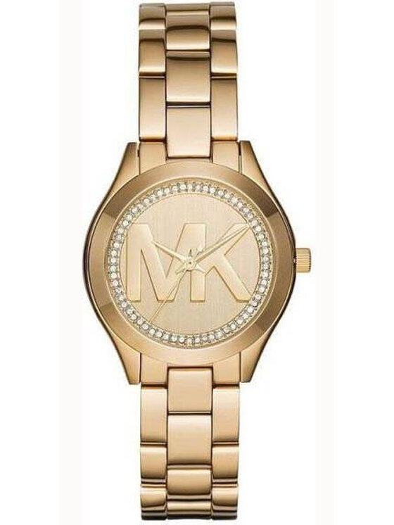 Zegarek damski Michael Kors, Złoty, MINI SLIM RUNWAY