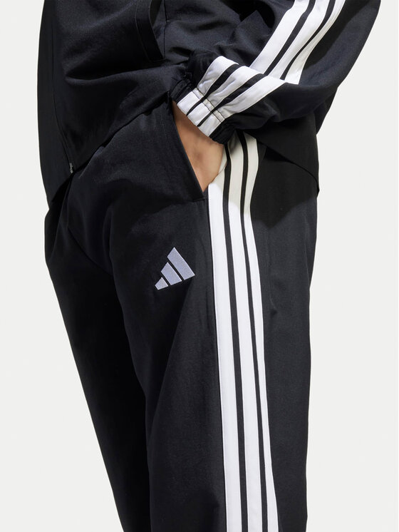 adidas adidas Tepláková souprava 3-Stripes JI8849 Černá Regular Fit
