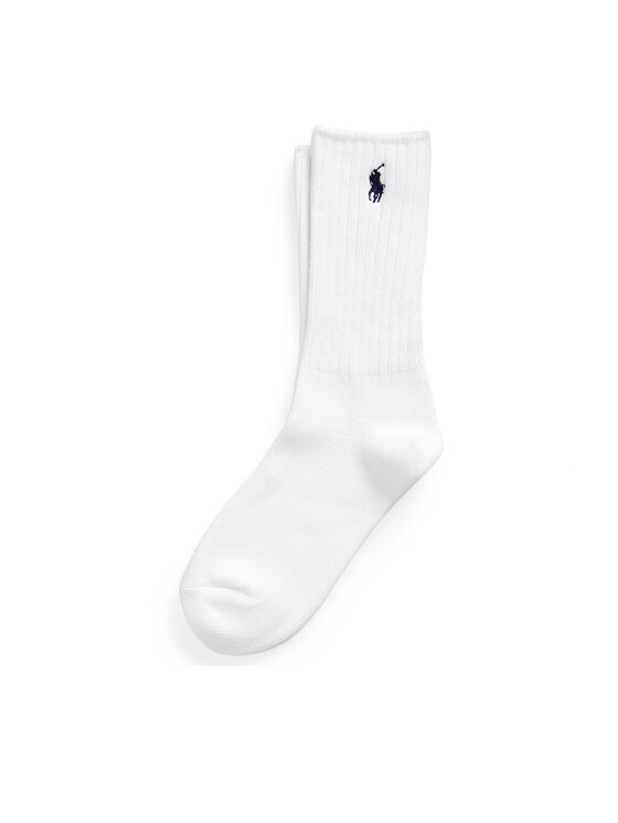 Skarpety wysokie damskie Polo Ralph Lauren, Białe, 455846847003