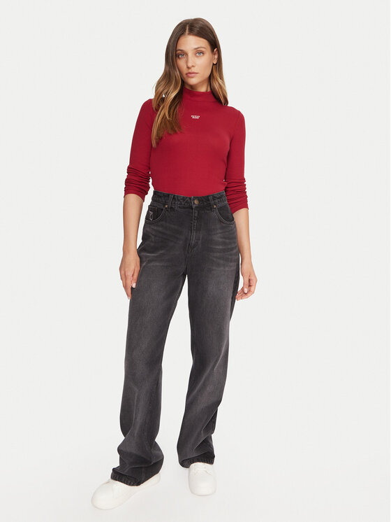 Guess Jeans Guess Jeans Golf W5BP23 KA0H1 Punane Slim Fit