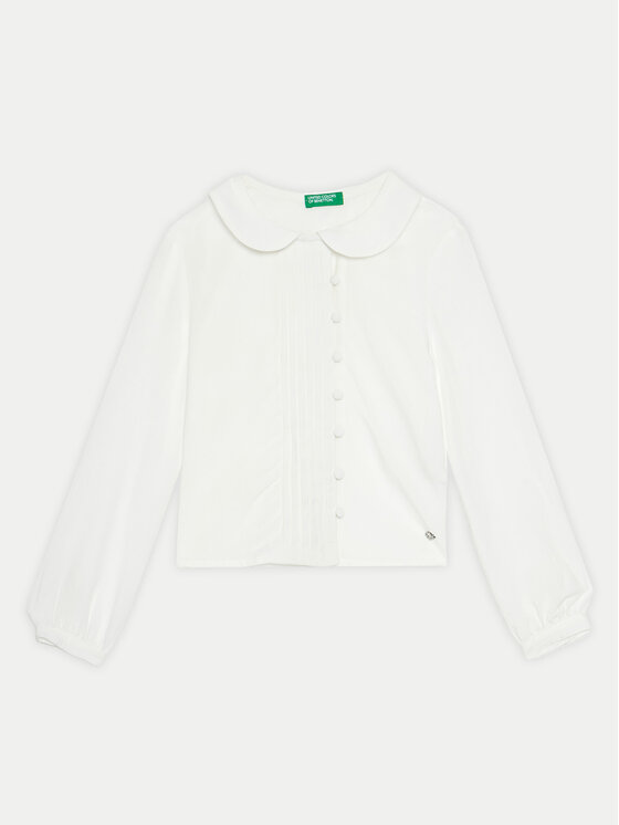 United Colors Of Benetton United Colors Of Benetton Cămașă 5RZPCQ03H Alb Regular Fit