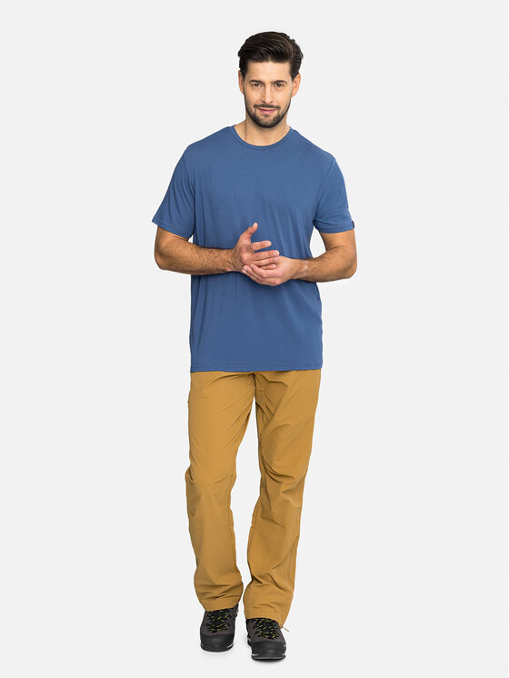 Viking Viking T-Shirt Lenta Bamboo Light Man Granatowy Regular Fit