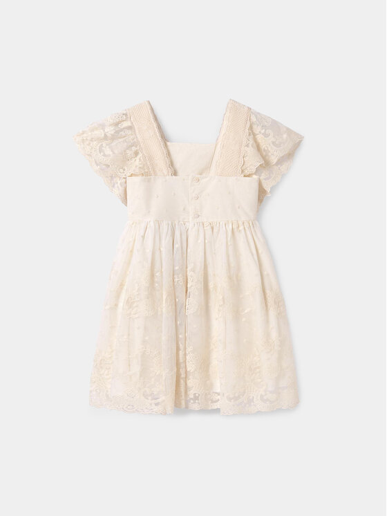 Abel & Lula Abel & Lula Elegantes Kleid 5043 Écru Regular Fit