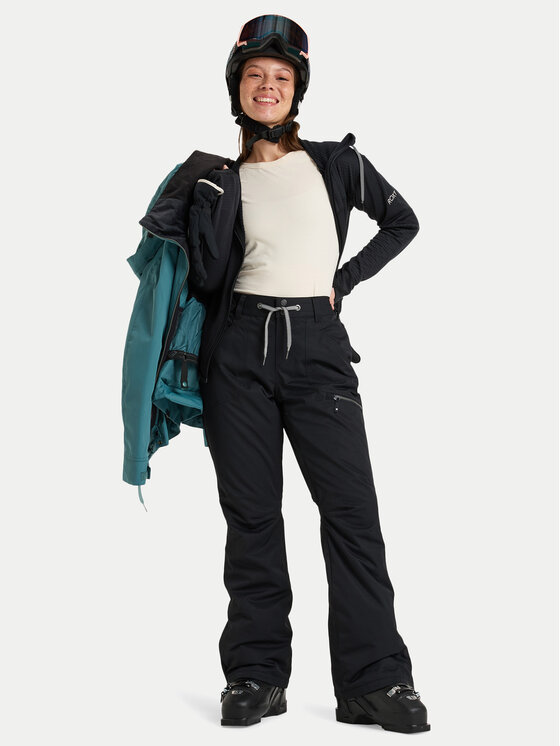 Roxy Roxy Hlače za snowborad Nadia ERJTP03271 Črna Tailored Fit