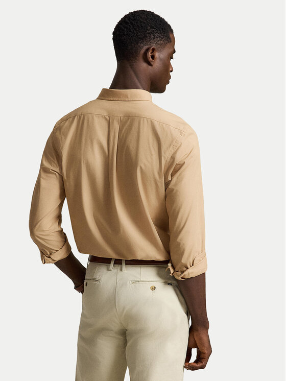 Polo Ralph Lauren Polo Ralph Lauren Koszula 710929348503 Beżowy ciemny Slim Fit