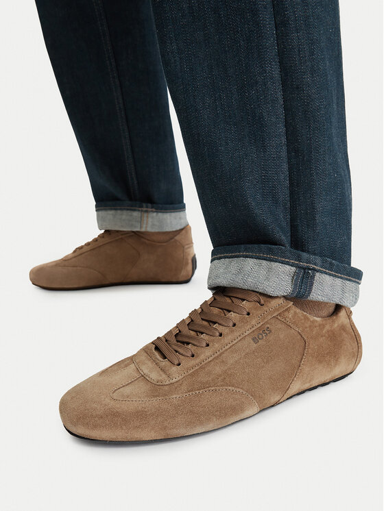BOSS BOSS Sneakersy Noel 50568711 Brązowy jasny