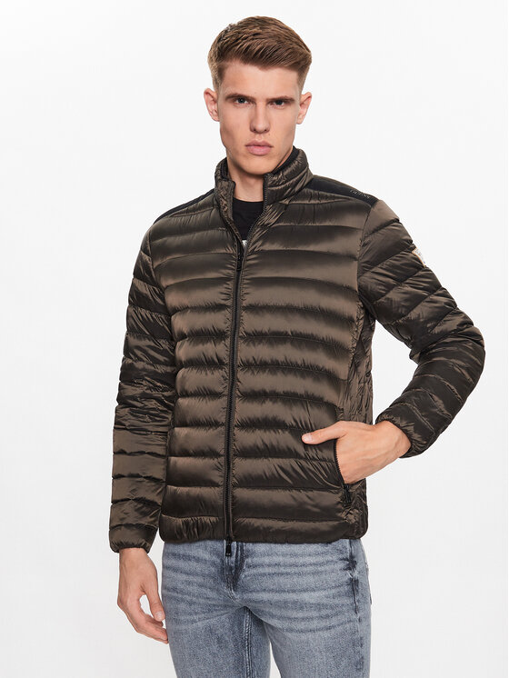 Guess Guess Μπουφάν μεταβατικό M1RL47 WDQ50 Καφέ Comfort Fit