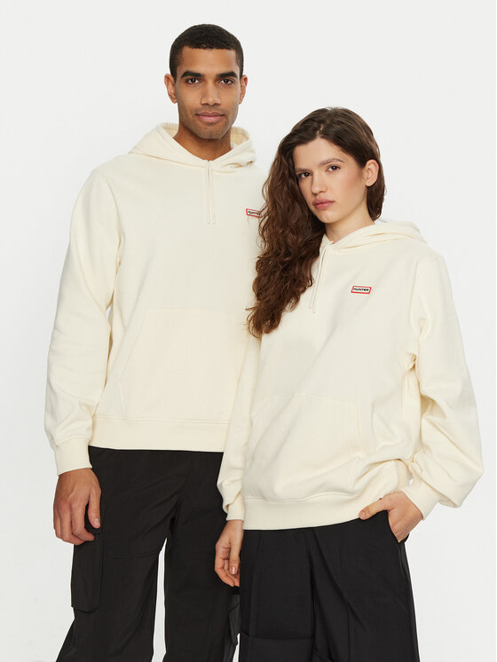Hunter Mikina HARU0008242 Écru Regular Fit