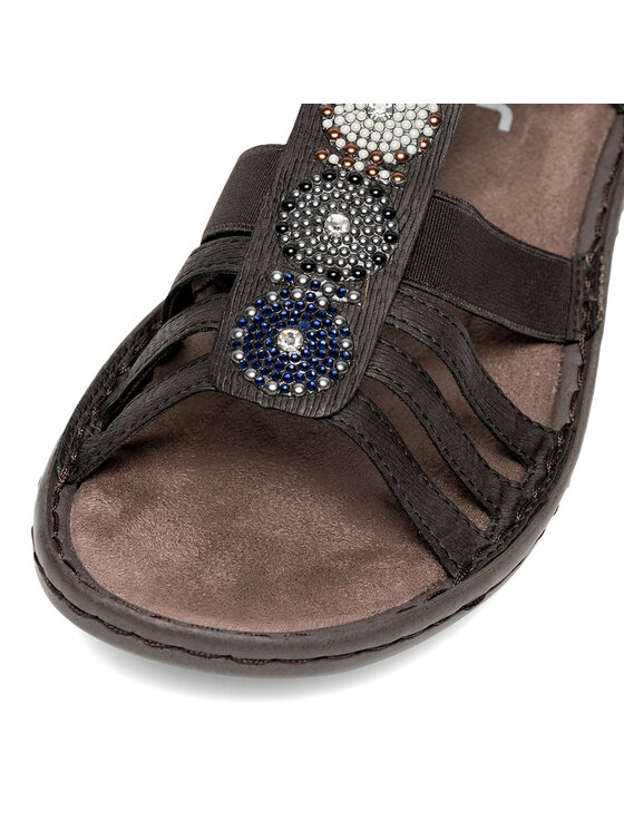 Rieker Rieker Sandalen 608G9-47 Grau