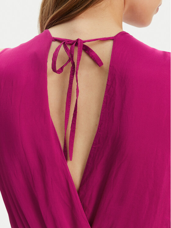 Haveone Haveone Sommerkleid AFF-N005 Rosa Loose Fit