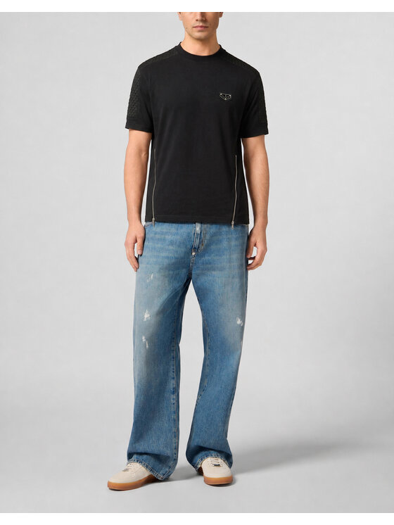 PHILIPP PLEIN PHILIPP PLEIN T-Shirt 31628 Černá Regular Fit