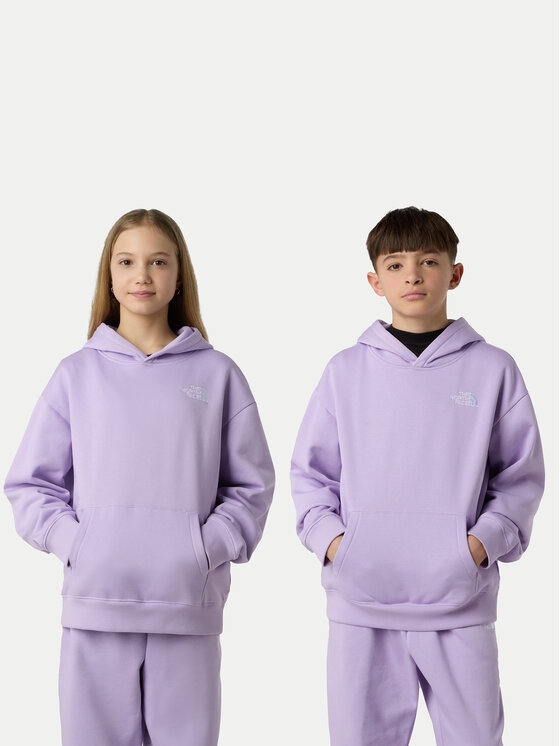 The North Face The North Face Pulóver Essential NF0A89HA Lila Relaxed Fit