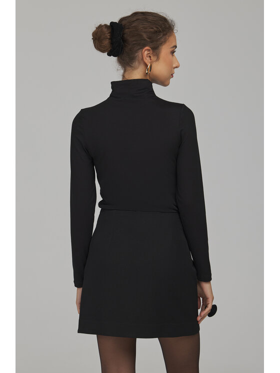 NIFE NIFE Mini sukně SP88 Černá Regular Fit