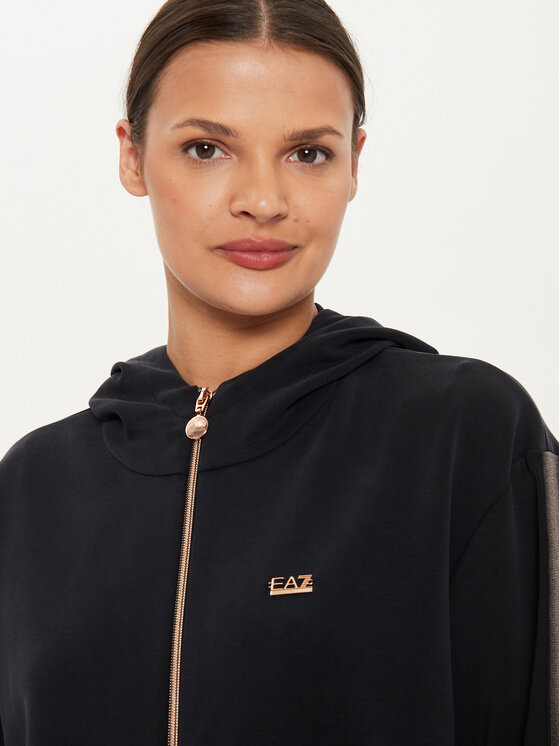 EA7 Emporio Armani EA7 Emporio Armani Sweatshirt 6DTM25 TJZBZ 1200 Schwarz Relaxed Fit