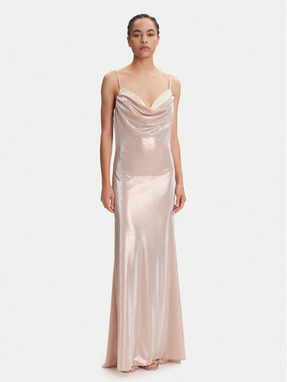 ACCESS FASHION ACCESS FASHION Abendkleid 53-3342-373 Beige Slim Fit
