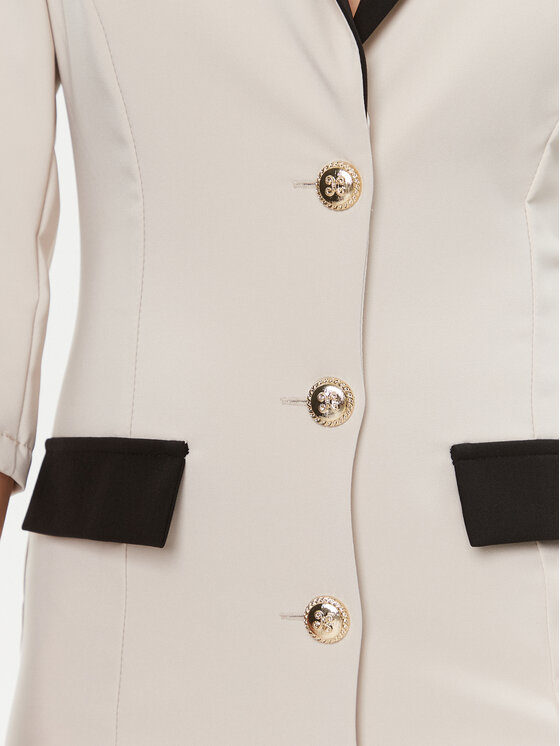 Rinascimento Rinascimento Igapäevane kleit CFC0019257002 Beež Slim Fit