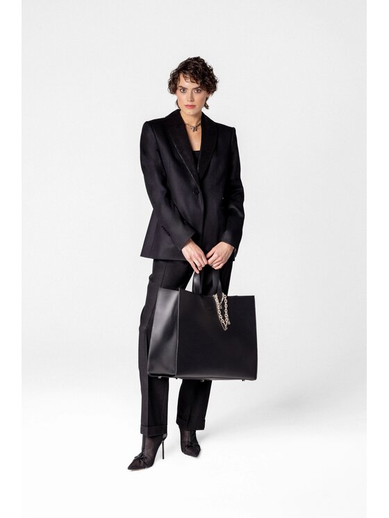 LE POSSÉ LE POSSÉ Giacca da abito WWBWSC Nero Tailored Fit