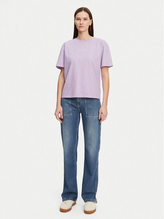 Marc O'Polo Denim Marc O'Polo Denim T-Shirt 500 0005 950 Fialová Relaxed Fit