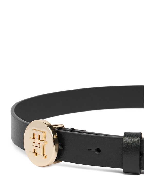 Tommy Hilfiger Tommy Hilfiger Колан Th Penny 2.0 AW0AW19295 Черен