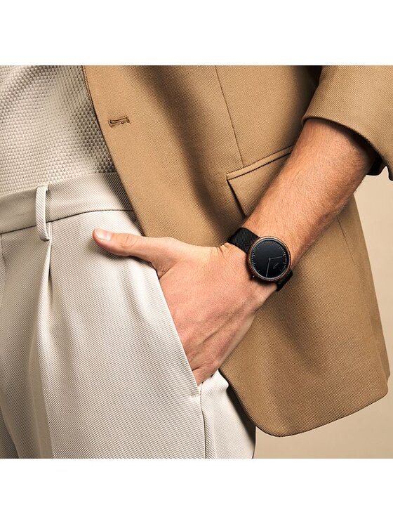 Obaku Obaku Zegarek V245GXBBMB Czarny