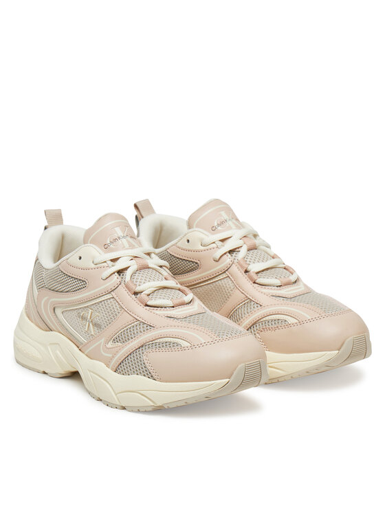 Calvin Klein Jeans Calvin Klein Jeans Tenisice Retro Tennis Mesh Ml YW0YW01807 Bež