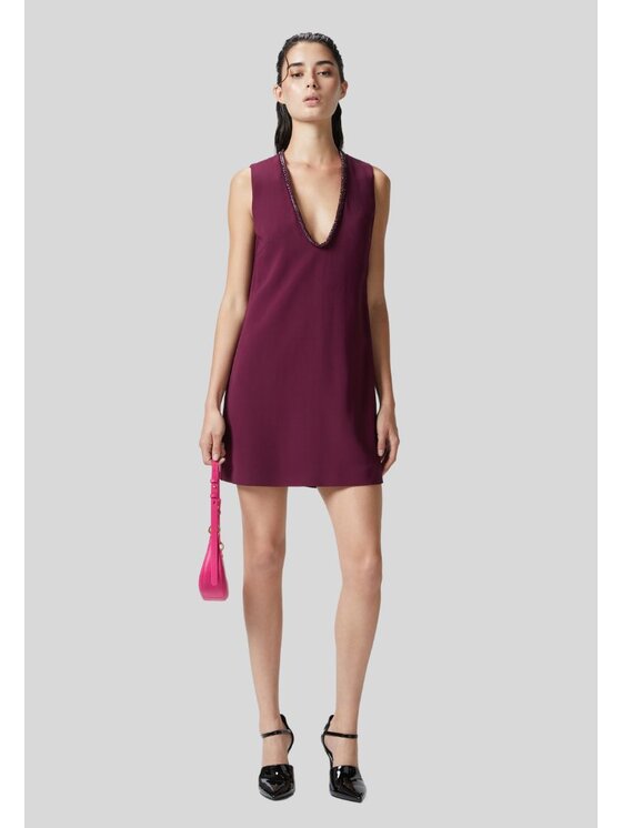 PINKO PINKO Vestito da giorno Abito donna gordes Bordeaux Comfort Fit