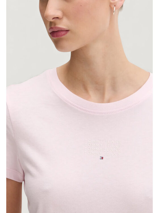 Tommy Jeans Tommy Jeans T-shirt DW0DW21841 Rosa Casual Fit