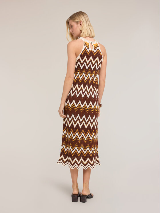 Motivi Motivi Abito da sera 7674W001568N0R8 Marrone A-Line Fit