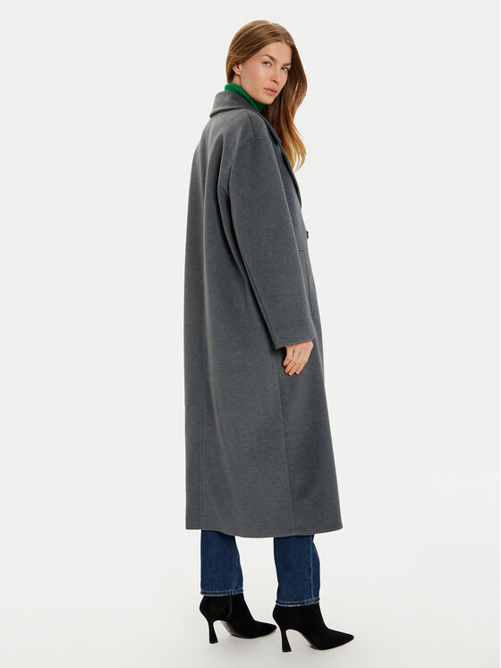 Imperial Imperial Παλτό χειμωνιάτικο KI54IID Γκρι Loose Fit
