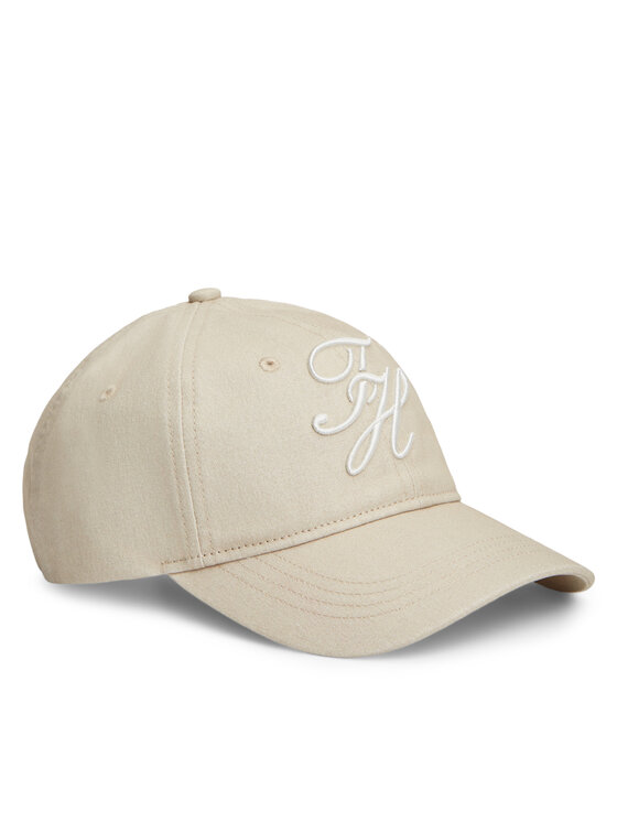 Tommy Hilfiger Șapcă Logo Embroidery Baseball Cap AW0AW18338 Bej