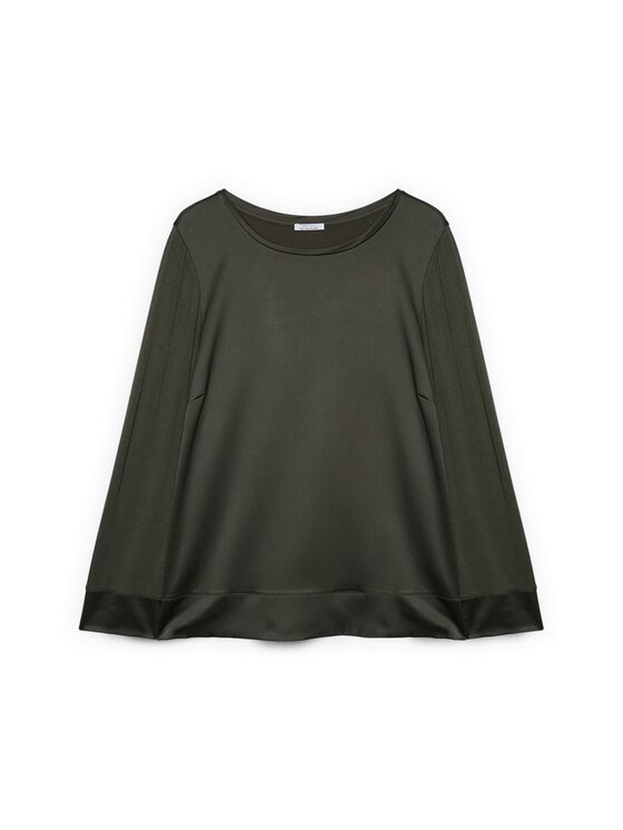 Fiorella Rubino Fiorella Rubino T-shirt G0CWL009267N035 Verde Boxy Fit