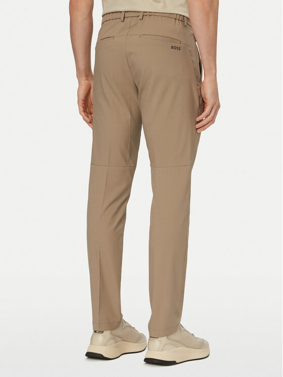 BOSS BOSS Штани з тканини T_Phoenix Pro 50541368 Бежевий Regular Fit